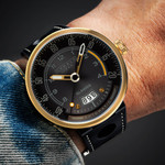 Cadola x Islander RPM Automatic Watch in Black and Gold #CD-1055-LIW09