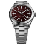 Henry Archer Verden GMT Meteorite Spectral Red Watch #HAC-VER-SPR-3LI