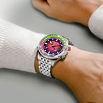 Spinnaker x Spongebob Bradner GMT Bubbly Grins in Patrick Pink #SP-5162-44 Spinnaker x Spongebob Bradner GMT Bubbly Grins in Patrick Pink #SP-5162-44