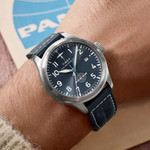Timex x Pan Am® Waterbury Automatic Ace 41mm Leather Strap Watch #TW2Y38800