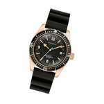 Caravelle Sea Hunter Automatic Goldtone Watch with Black Dial #44B130 Caravelle Sea Hunter Automatic Goldtone Watch with Black Dial #44B130