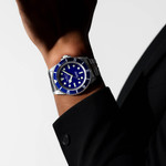 Duxot x Islander Mechaquartz Atlantica Dive Watch with Blue Dial #DX-2070-LIW22