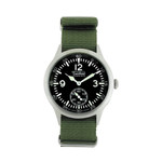 Techne 39.5mm Merlin Quartz Aviator Watch with Green Strap #245.022