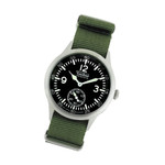 Techne 39.5mm Merlin Quartz Aviator Watch with Green Strap #245.022