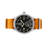 Techne 39.5mm Merlin Quartz Aviator Watch with Orange Strap #246.025