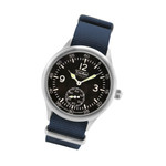 Techne 39.5mm Merlin Quartz Aviator Watch with Navy Blue Strap #246.026