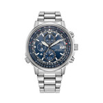 Citzen Eco-Drive Promaster Navihawk A-T Blue Dial Watch #AT8300-58L