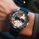 AVI-8 P-51 Mustang 85th Anniversary Slipstream Silver Watch #AV-4143-01