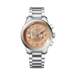 KUOE ROYAL SMITH 90-012 Automatic Chronograph with Salmon Dial #RS90012-A-SAL-FLAT