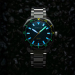 Circula ProSea Automatic Dive Watch with Petrol Paper Dial #PS-SH-PS