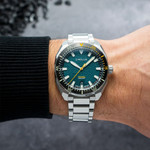 Circula ProSea Automatic Dive Watch with Petrol Paper Dial #PS-SH-PS