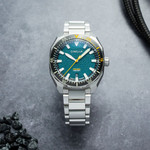 Circula ProSea Automatic Dive Watch with Petrol Paper Dial #PS-SH-PS