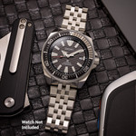 Islander 22mm Brushed 5-Link Bracelet for Full-Size Seiko Samurai #BRAC-128