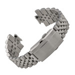 Islander Brushed and Polished Link Watch Bracelet for Bulova Seville #BRAC-130