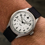 Islander Babylon HV1000 Titanium Solar Field Watch with White Dial #ISL-332