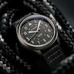 Islander Babylon HV1000 Titanium Solar Field Watch with Charcoal Dial #ISL-336