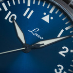 Laco 39mm Augsburg Blaue Stunde Automatic Pilot Watch on Bracelet #862102.2MB