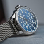 Laco 39mm Aachen Blaue Stunde Automatic Pilot Watch #862103.2