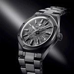 Nivada Grenchen 37mm F77 Black Watch with Meterorite Dial #68020A77