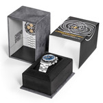 Nivada Grenchen Autochron Watch with Blue Dial #77003A45