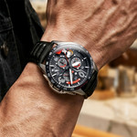 AVI-8 x Peanuts P-51 Mustang Blakeslee Chronograph Snoopy Flying Ace #AV-4140-01