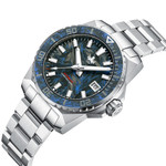 Phoibos Leviathan 40mm Dive Watch with Blue Forged Carbon Fiber #PY062B