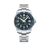 Phoibos Leviathan 40mm Dive Watch with Blue Forged Carbon Fiber #PY062B