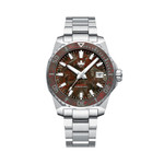 Phoibos Leviathan 40mm Dive Watch with Red Forged Carbon Fiber #PY062D