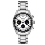 Seiko Prospex Speedtimer Solar Chronograph with White Dial #SSC961 zoom