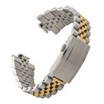 Islander Two-Tone Bracelet for Bulova Super Seville #BRAC-156