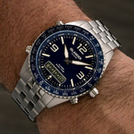 Islander Rocky Point Analog-Digital Watch with Blue Dial #ISL-328