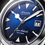 Nivada Grenchen 38mm Super Antarctic Blue with Date #32076A20