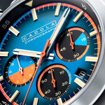 Cadola Testa Di Toro Chronograph in Cobalt Gauge #CD-1058-33