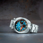 Cadola Testa Di Toro Chronograph in Cobalt Gauge #CD-1058-33