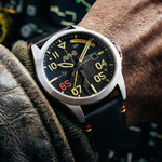 AVI-8 Patriot P-51 Mustang Tuskegee Airman 85th Anniversary LE Watch #AV-4148-01