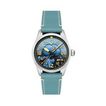 AVI-8 Peanuts Snoopy Flying Ace 24 LE Watch in Azure Blue #AV-4150-03