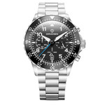 Draken Kruger 'A' Titanium Chronograph with Black Dial #DKN-04