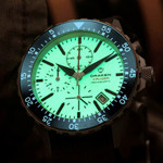 Draken Kruger 'B' Titanium Chronograph with Full Lume Dial #DKN-06