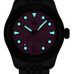 PHOIBOS x ISLANDER Delphinus Tiger's Eye Stone Dial Watch #PY066-LIW22