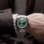 Duxot Tortuga Automatic Dive Watch with Green Dial #DX-2026-22
