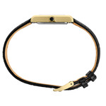 Seiko Lady's Classic Goldtone Thin Quartz Dress Watch with Sapphire Crystal #SWR108