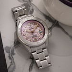 Islander JFK Automatic GMT Watch with Cherry Blossom Dial #ISL-337
