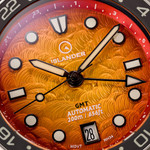 Islander JFK Automatic GMT Watch with Sunset Orange Dial #ISL-356