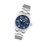 AVI-8 Spitfire Type 300 Automatic with Sky Gauge Blue Dial #AV-4147-11