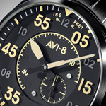AVI-8 Spitfire Type 300 Automatic with Black Eclipse Display Dial #AV-4147-44