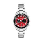 Duxot Tiburon Meca-Quartz Chronograph in Brick Red #DX-2062-22