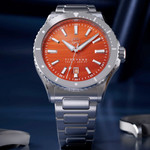 Henry Archer Tidevand Element Automatic Watch with Ignis Dial #HAC-TDE-IGN-CGR
