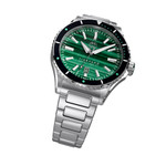 Henry Archer Tidevand Element Automatic Watch with Malachite Dial #HAC-TDE-MAL-CGR