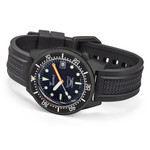 Squale 50 Atmos Swiss Dive watch with DLC Black Case #1521DLCBK.VO