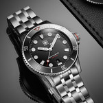 Second Hour Gin Clear Mk3 Watch with Black Dial #SEC-HOU-24